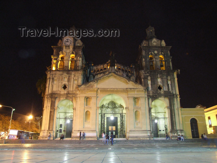 argentina211: Argentina - Córdoba - the Cathedral - nocturnal - images of South America by M.Bergsma - (c) Travel-Images.com - Stock Photography agency - Image Bank