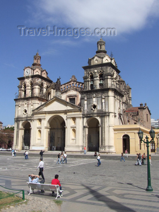 argentina212: Argentina - Córdoba - the Cathedral and Plaza San Martin - images of South America by M.Bergsma - (c) Travel-Images.com - Stock Photography agency - Image Bank