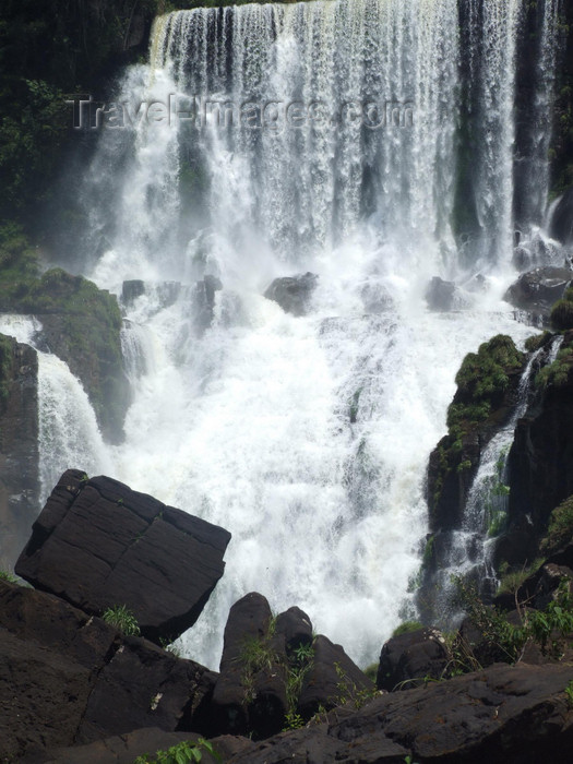 argentina232: Argentina - Iguazu Falls - steps - images of South America by M.Bergsma - (c) Travel-Images.com - Stock Photography agency - Image Bank