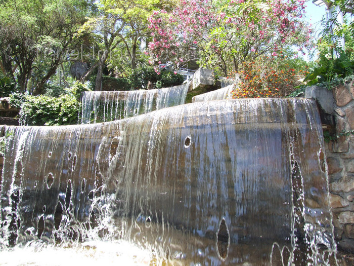 argentina258: Argentina - Salta - Fake Iguazu falls at Cerro San Bernardo - images of South America by M.Bergsma - (c) Travel-Images.com - Stock Photography agency - Image Bank