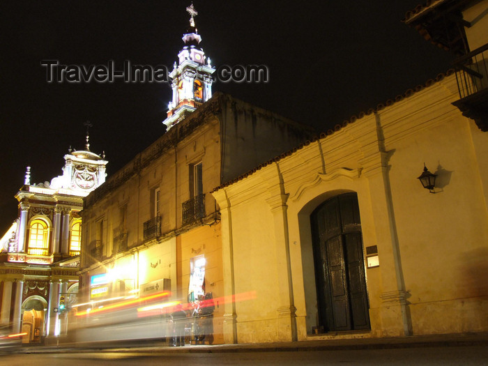 argentina259: Argentina - Salta - going to Iglesia San Francisco - nocturnal - images of South America by M.Bergsma - (c) Travel-Images.com - Stock Photography agency - Image Bank