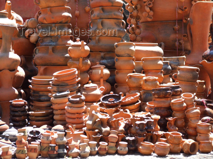 argentina270: Argentina - Salta - Pottery at Parque San Martin - images of South America by M.Bergsma - (c) Travel-Images.com - Stock Photography agency - Image Bank