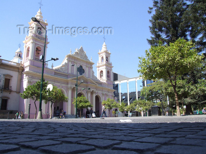 argentina277: Argentina - Salta - The Cathedral at Plaza 9 de Julio - images of South America by M.Bergsma - (c) Travel-Images.com - Stock Photography agency - Image Bank