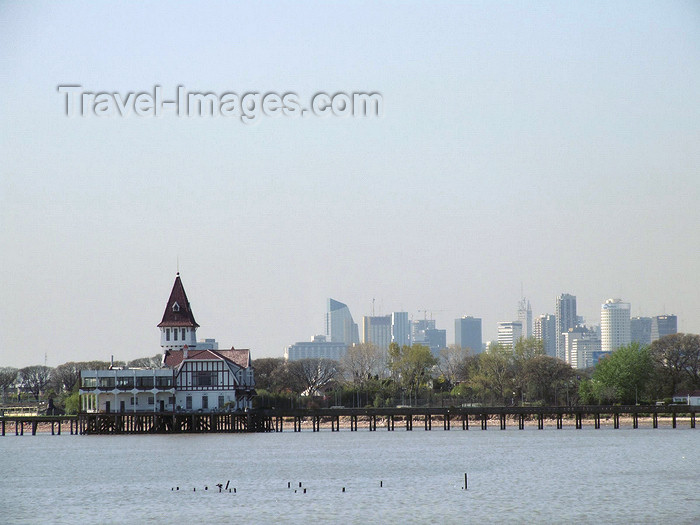 argentina307: Argentina - Buenos Aires - boatclub at  Avenida Rafael Obligado - images of South America by M.Bergsma - (c) Travel-Images.com - Stock Photography agency - Image Bank