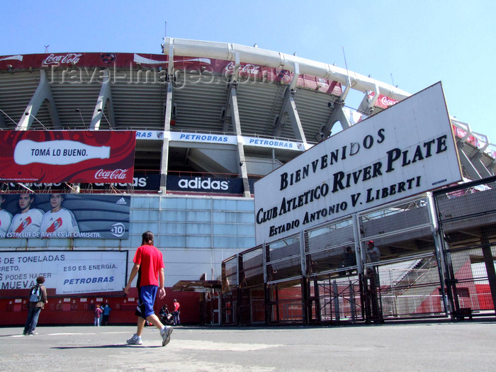 argentina356: Argentina - Buenos Aires - River Plate Stadium - Antonio V.Liberti stadium - images of South America by M.Bergsma - (c) Travel-Images.com - Stock Photography agency - Image Bank