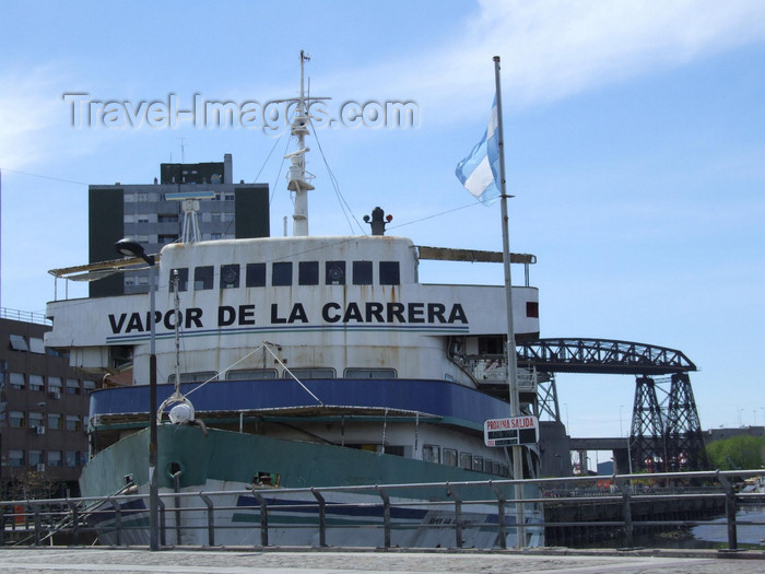 argentina366: Argentina - Buenos Aires - The Boca harbour - ferry - vapor - images of South America by M.Bergsma - (c) Travel-Images.com - Stock Photography agency - Image Bank