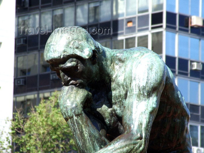 argentina370: Argentina - Buenos Aires - The Congress and Rodin's Thinker - images of South America by M.Bergsma - (c) Travel-Images.com - Stock Photography agency - Image Bank