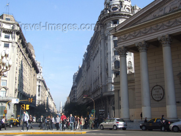 argentina374: Argentina - Buenos Aires - View from the Plaza de Mayo - images of South America by M.Bergsma - (c) Travel-Images.com - Stock Photography agency - Image Bank