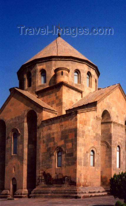 armenia102: Armenia - Echmiadzin / Vagarshapat: temple of St Hripsme - Armenian architecture of the classical period - VII century - UNESCO world heritage site - photo by M.Torres - (c) Travel-Images.com - Stock Photography agency - Image Bank