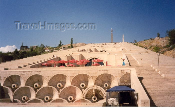 armenia2: Armenia - Yerevan: the dry cascade connecting the central district to Haghtanak Park and the Nork area -  Cafesjian Museum Foundation (photo by M.Torres) - (c) Travel-Images.com - Stock Photography agency - Image Bank