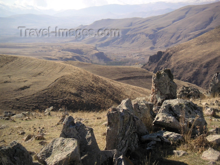 armenia74: Armenia - near Sisian - southern Armenia: standing basalt stones of Zorats Karer - photo by A.Kilroy - (c) Travel-Images.com - Stock Photography agency - Image Bank