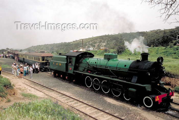 australia389: Australia - Quorn (SA): Pichi Richi Railway - steam train - attractions - photo by Rod Eime - (c) Travel-Images.com - Stock Photography agency - Image Bank