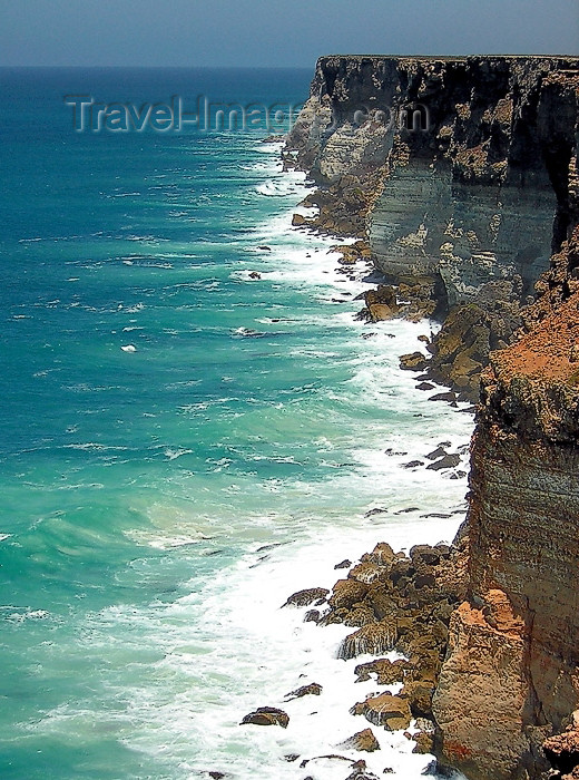 australia423: Australia - Nullarbor NP (SA): Bunda Cliffs Lookout - Eyre Highway - photo by Luca Dal Bo - (c) Travel-Images.com - Stock Photography agency - Image Bank