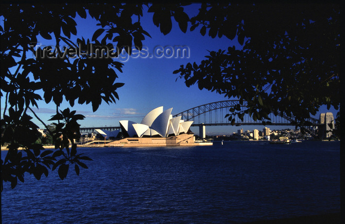 australia724: Australia - Sydney (NSW): the Opera House and Harbour Bridge - photo by Y.Xu - (c) Travel-Images.com - Stock Photography agency - Image Bank