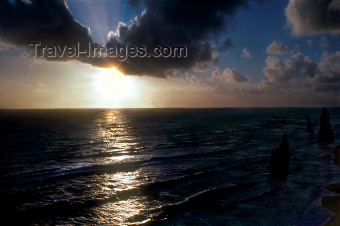 australia791: Great Ocean Road - Port Campbell National Park, Victoria, Australia: sunset on the Bass strait - photo by G.Scheer - (c) Travel-Images.com - Stock Photography agency - Image Bank