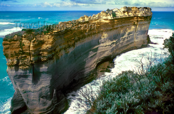 australia815: Great Ocean Road, Victoria, Australia: cliffs - limestone wall - photo by G.Scheer - (c) Travel-Images.com - Stock Photography agency - Image Bank