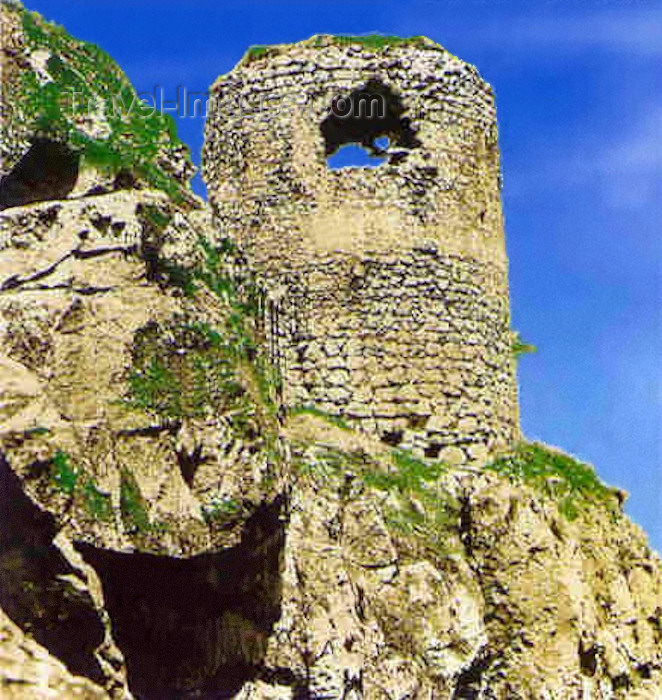 az-shu6: Nagorno Karabakh - Shusha: watch tower at the Gara-boyuk khanim castle (photo (c)  H.Huseinzade) - (c) Travel-Images.com - Stock Photography agency - Image Bank