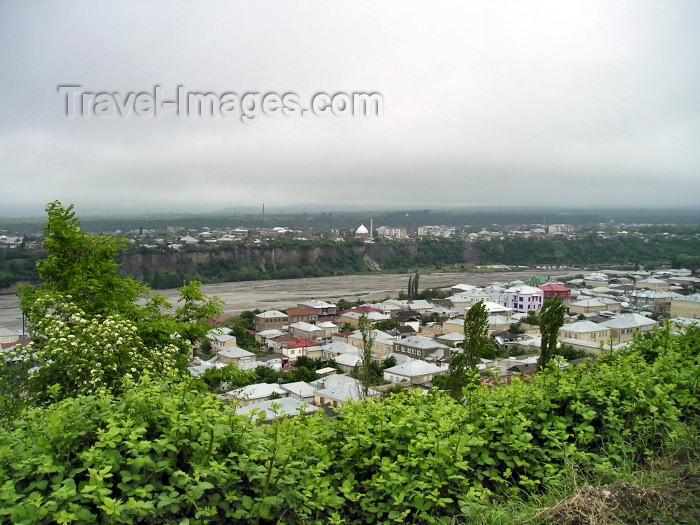 azer121: Azerbaijan - Krasnaya Sloboda: tin roofs and the Kudyal river - Quba in the background (photo by F.MacLachlan) - (c) Travel-Images.com - Stock Photography agency - Image Bank