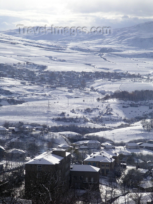 azer143: Azerbaijan - Lerik: view across the Talysh mountains - winter scene - snow covered landscape - photo by A.Kilroy - (c) Travel-Images.com - Stock Photography agency - Image Bank