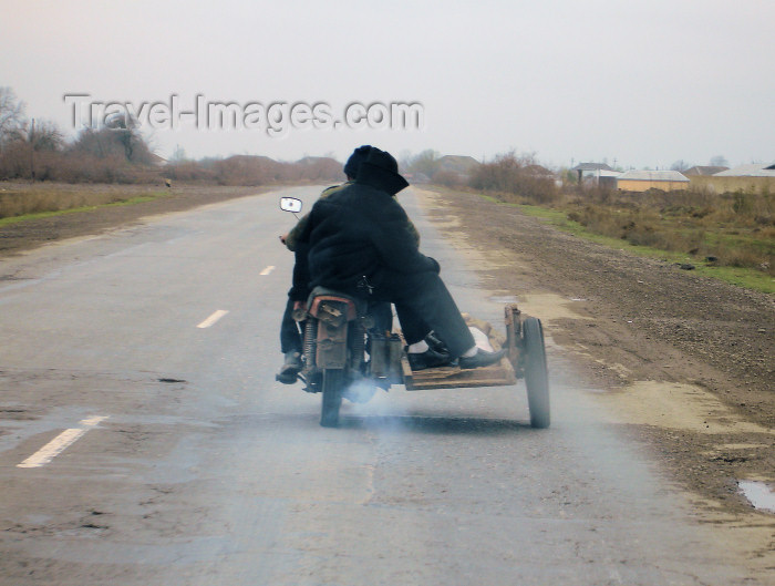 azer173: Salyan road, Azerbaijan: odd side-car - photo by F.MacLachlan - (c) Travel-Images.com - Stock Photography agency - Image Bank