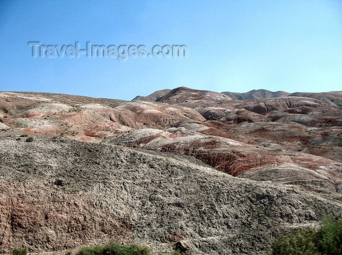 azer198: Siyazan rayon, NE Azerbaijan: the Candy Cane mountains - along Candy Canyon - photo by N.Mahmudova - (c) Travel-Images.com - Stock Photography agency - Image Bank