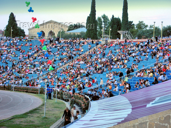 azer205: Baku, Azerbaijan: National / Republic stadium, named after Tofig Bahramov, home to the Azeri football team - photo by N.Mahmudova - (c) Travel-Images.com - Stock Photography agency - Image Bank