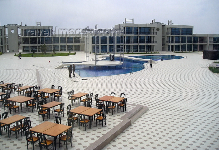 azer244: Azerbaijan - Mardakan / Mardakyan - Baki Sahari:  Khazar Golden Beach Hotel & Resort  - pool area - Sahil beach - photo by F.MacLachlan - (c) Travel-Images.com - Stock Photography agency - Image Bank