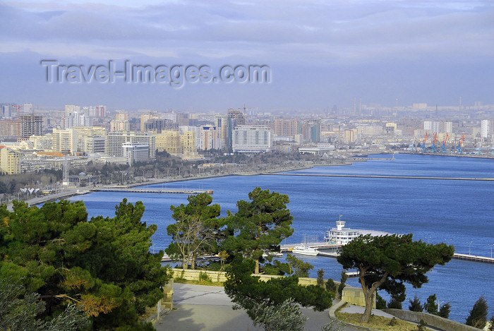 azer270: Azerbaijan - Baku: over the harbour and the marina - photo by M.Torres - (c) Travel-Images.com - Stock Photography agency - Image Bank