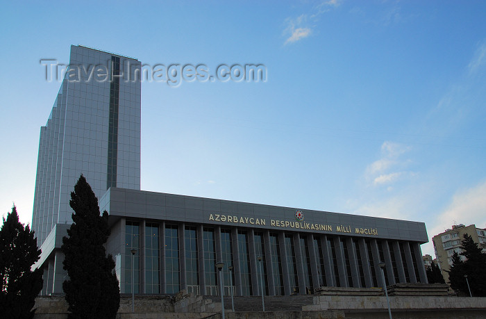 azer274: Azerbaijan - Baku: parliament - National Assembly - Milli Mejlis - photo by Miguel Torres - (c) Travel-Images.com - Stock Photography agency - Image Bank