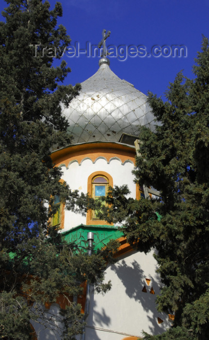 azer341: Azerbaijan - Baku: Russian Orthodox Church of Archangel Michael - silver onion - religion - Christianity - photo by Miguel Torres - (c) Travel-Images.com - Stock Photography agency - Image Bank