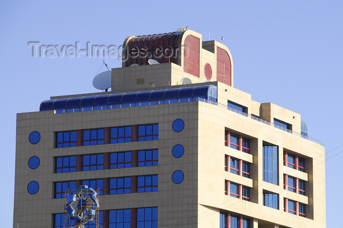 azer398: Azerbaijan - Baku: ISR Plaza building - top floors, housing the Radisson SAS hotel - photo by Miguel Torres - (c) Travel-Images.com - Stock Photography agency - Image Bank