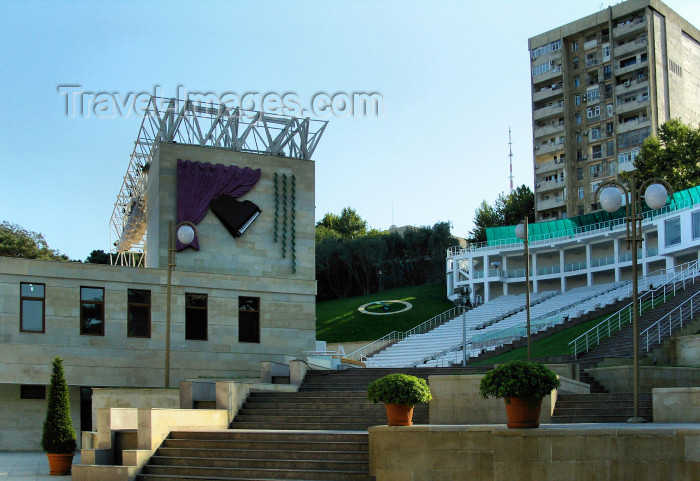 azer462: Baku, Azerbaijan: Green Theater - open air venue on S. Velikhanly street - photo by N.Mahmudova - (c) Travel-Images.com - Stock Photography agency - Image Bank