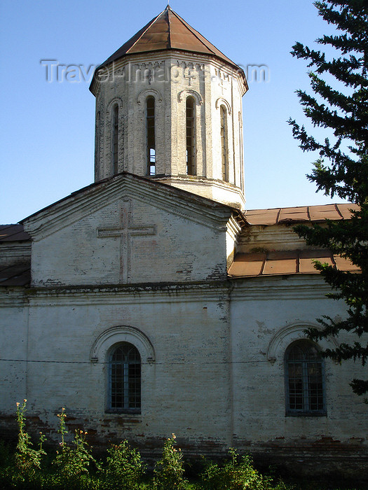 azer477: Azerbaijan - Qax - empty Georgian Orthodox church - facade - photo by F.MacLachlan - (c) Travel-Images.com - Stock Photography agency - Image Bank