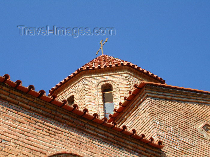 azer483: Azerbaijan - Qax rayon - Georgian Church above the old Qax Sheki Road - cross - photo by F.MacLachlan - (c) Travel-Images.com - Stock Photography agency - Image Bank