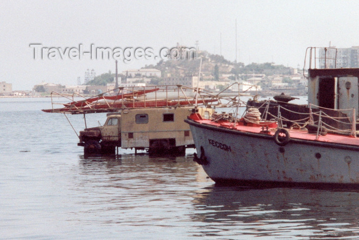 azer54: Azerbaijan - Baku: Driving on the Caspian - rising waters of the Caspian - photo by Miguel Torres - (c) Travel-Images.com - Stock Photography agency - Image Bank