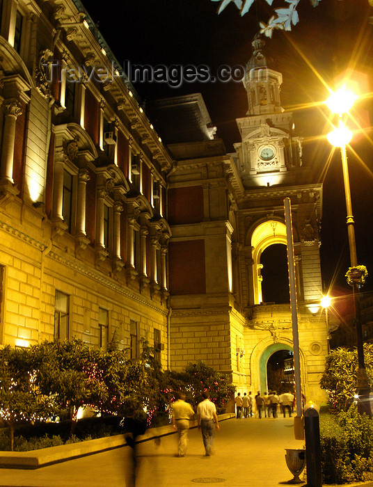 azer547: Baku, Azerbaijan: City Hall - Istiglal st.- nocturnal - photo by N.Mahmudova - (c) Travel-Images.com - Stock Photography agency - Image Bank