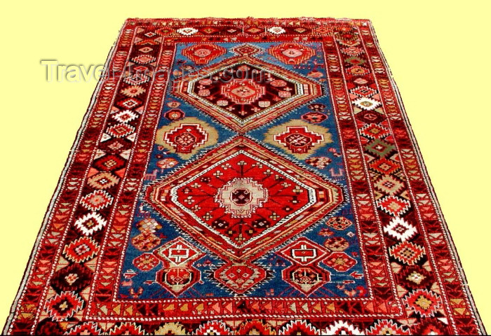 azerbaijan-carpets10: Azeri Carpet: Shirvan - Arjiman (photo by Vugar Dadashov) - (c) Travel-Images.com - Stock Photography agency - Image Bank