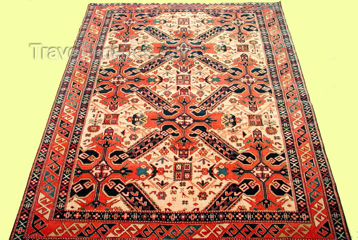 azerbaijan-carpets4: Azeri Carpet: Quba - Qolu Chichi (photo by Vugar Dadashov) - (c) Travel-Images.com - Stock Photography agency - Image Bank