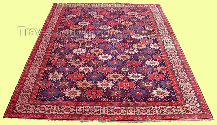 azerbaijan-carpets5: Azeri Carpet: Quba - Ugah (photo by Vugar Dadashov) - (c) Travel-Images.com - Stock Photography agency - Image Bank