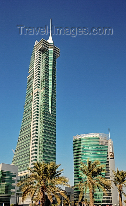 bahrain39: Manama, Bahrain: Bahrain Financial Harbour towers - BFH - Commercial East tower and GB Corp tower, aka BIIC building (Bahrain International Insurance Centre) - photo by M.Torres - (c) Travel-Images.com - Stock Photography agency - Image Bank