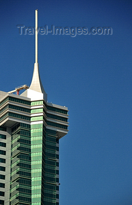 bahrain40: Manama, Bahrain: Bahrain Financial Harbour towers - BFH - Commercial East tower - detail of top and spire - photo by M.Torres - (c) Travel-Images.com - Stock Photography agency - Image Bank