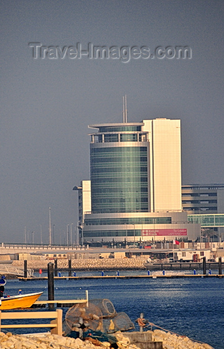 bahrain60: Manama, Bahrain: Harbour House, part of Bahrain Financial Harbour towers - BFH - view from the fishing harbour - Ahmed Janahi Architects - photo by M.Torres - (c) Travel-Images.com - Stock Photography agency - Image Bank