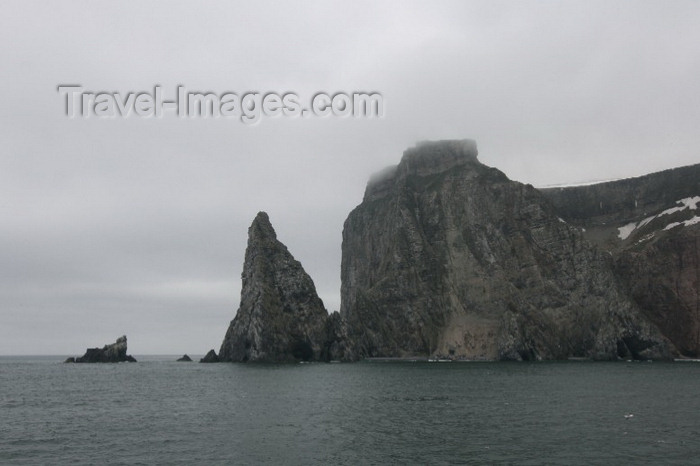 bear-island2: Bear Island / Bjørnøya, Svalbard: sea stack - photo by R.Behlke - (c) Travel-Images.com - Stock Photography agency - Image Bank