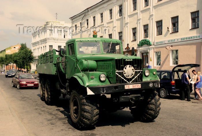 belarus58: Belarus - Mogilev - KRAZ support heavy truck - photo by A.Stepanenko - (c) Travel-Images.com - Stock Photography agency - Image Bank