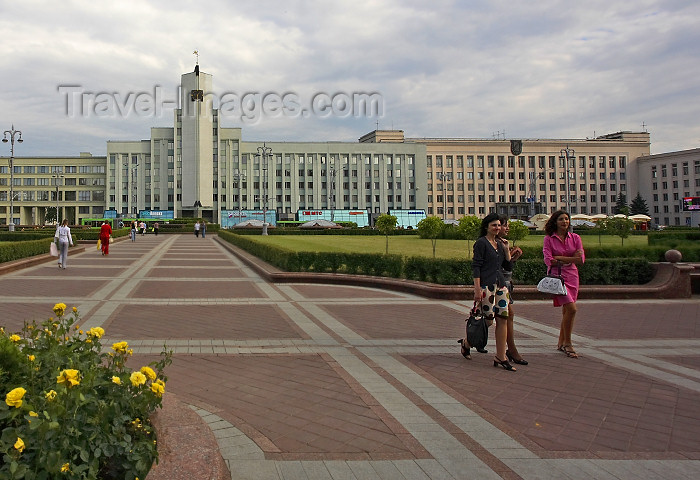 belarus75: Minsk, Belarus: Independence Sq. - Belarusian State University
 - photo by A.Dnieprowsky - (c) Travel-Images.com - Stock Photography agency - Image Bank