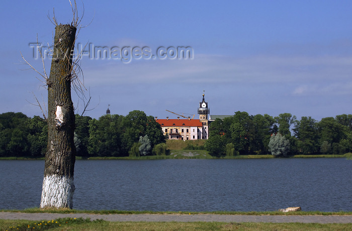 belarus86: Nesvizh / Nyasvizh, Minsk Voblast, Belarus: Nesvizh castle and the pond - photo by A.Dnieprowsky - (c) Travel-Images.com - Stock Photography agency - Image Bank