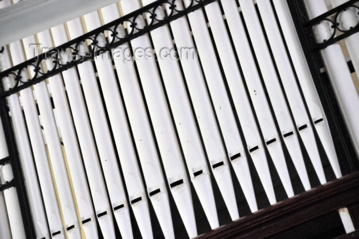 belize101: Belize City, Belize: St. John's Anglican cathedral - the ancient pipe organ - photo by M.Torres - (c) Travel-Images.com - Stock Photography agency - Image Bank