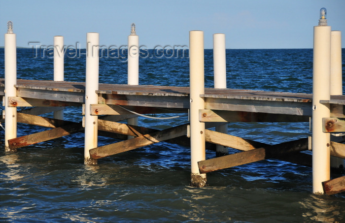 belize132: Belize City, Belize: yacht pier on Marine Promenade - detail - photo by M.Torres - (c) Travel-Images.com - Stock Photography agency - Image Bank