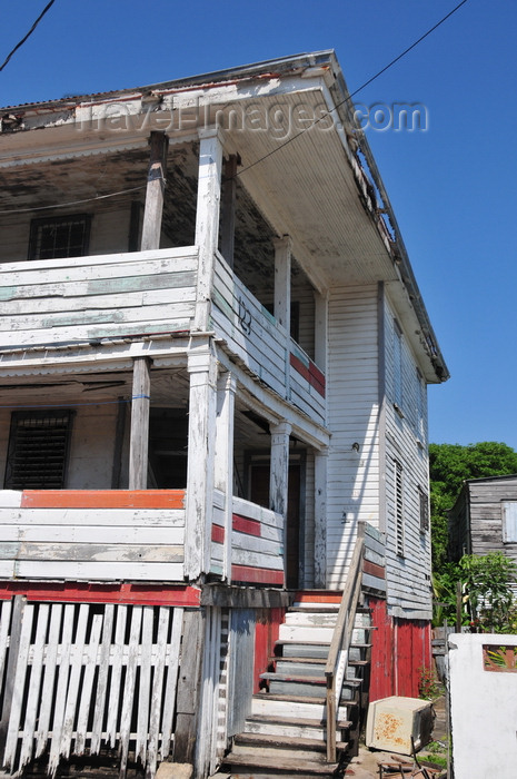 belize152: Belize City, Belize: ageing house on Albert st - photo by M.Torres - (c) Travel-Images.com - Stock Photography agency - Image Bank