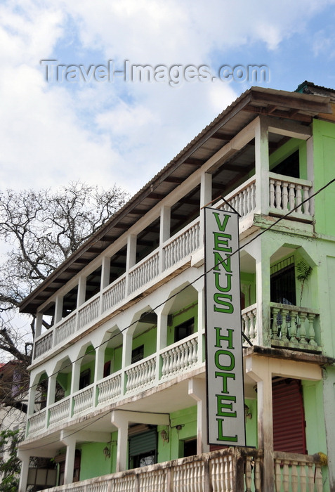 belize90: San Ignacio, Cayo, Belize: Venus Hotel - main square, Burns Avenue - photo by M.Torres - (c) Travel-Images.com - Stock Photography agency - Image Bank